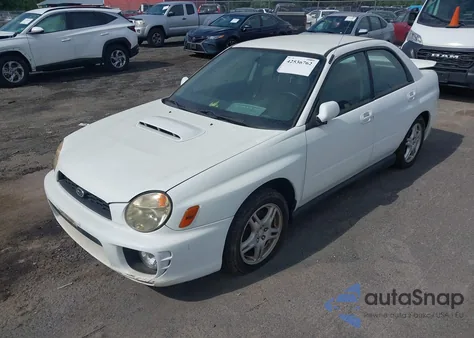 2002 Subaru Impreza Wrx from USA, damaged, VIN JF1GD29652G511368